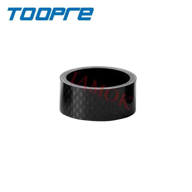 TOOPRE Bicycle Carbon-Fiber Headset Backing Ring Iamok Mountain Bike Black Fork Carbon Fiber Washer 3/5/10/15/20mm