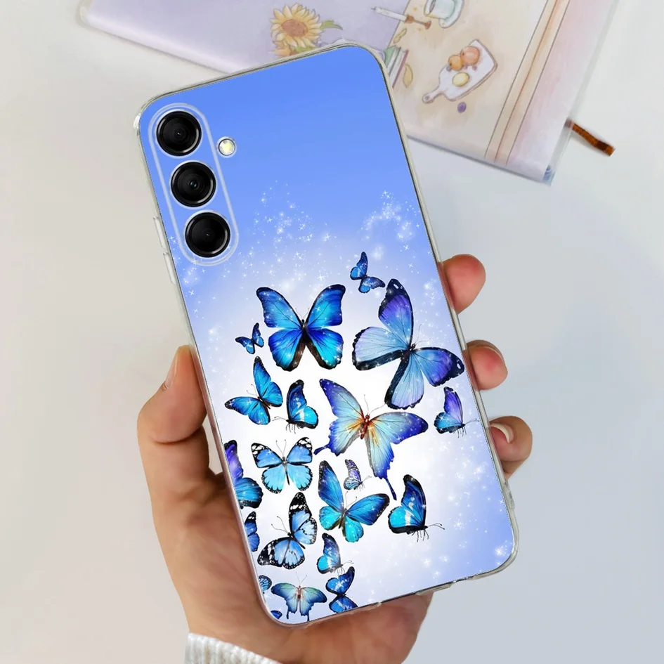 For Phone Case Samsung Galaxy A14 2023 Cover Stylish Pattern Soft TPU Clear Cover For Samsung A14 SM-A145F A 14 M14 5G Funda Cat