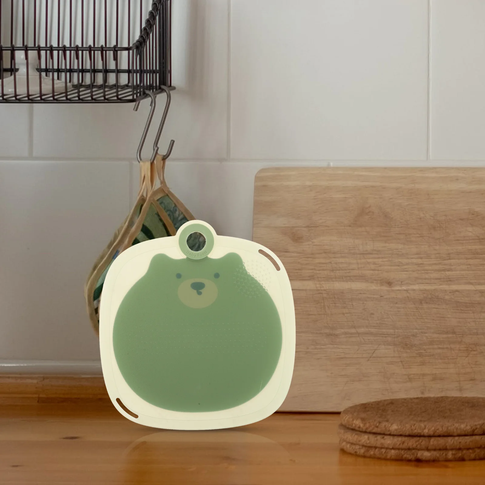 

Plastic Cutting Board Large Fruit Vegetable Kitchen Chopping Boards Sturdy PP Material Cartoon Double Side Wall Mountable