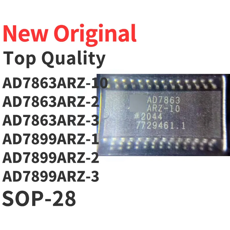 (1 Piece) AD7863ARZ-10 AD7863ARZ-2 AD7863ARZ-3 AD7899ARZ-1 AD7899ARZ-2 AD7899ARZ-3 SOP-28 New Original
