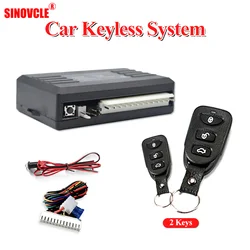 SINOVCLE Car Door Lock Trunk Release Keyless Entry System Central Locking Kit With Remote Control Car Accessories Universal