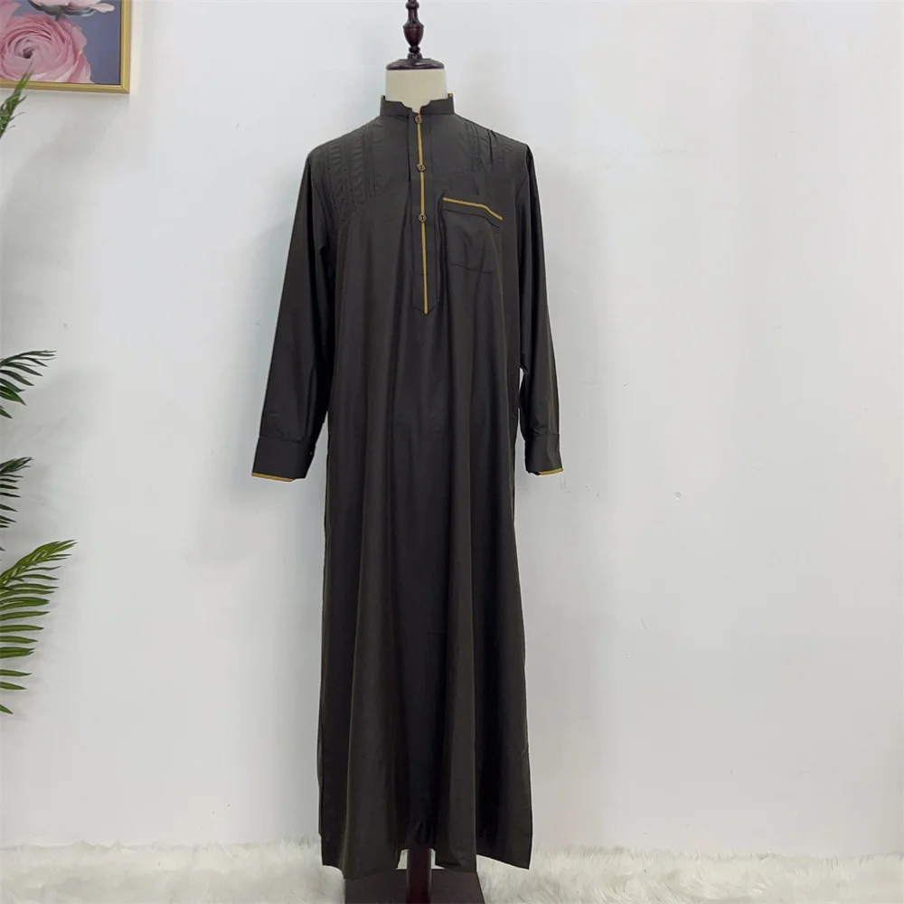 Ramadan eid moda abaya árabe saudita paquistão kurta muçulmano abayas para homens vestidos kaftan marocain camiseta vestido túnica