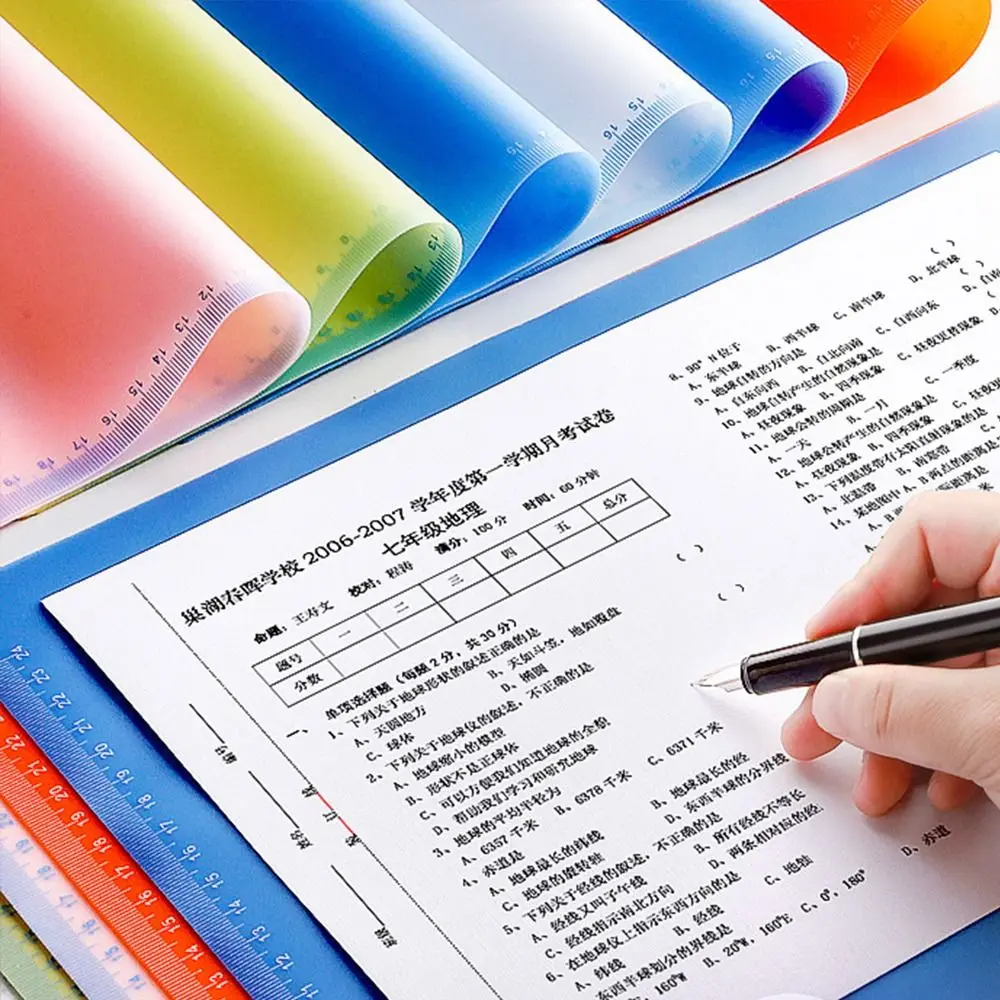 

Портативный многофункциональный коврик для экзаменационного стола формата А3 со шкалой, водонепроницаемый коврик для мыши большого размера, желейный цветной коврик для рисования, студенческий коврик