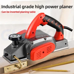 220V Multifunctional Woodworking Planer DIY Electric Planer Inverted Table Planer Decoration Router Trimmer Wood Planing Machine