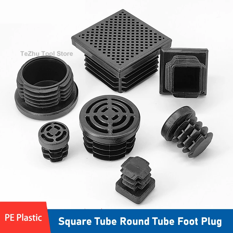 

Plastic Square Tube Plug, Round Tube Foot Plug, Stainless Steel Tube Plug, Furniture Table And Chair Foot Pad