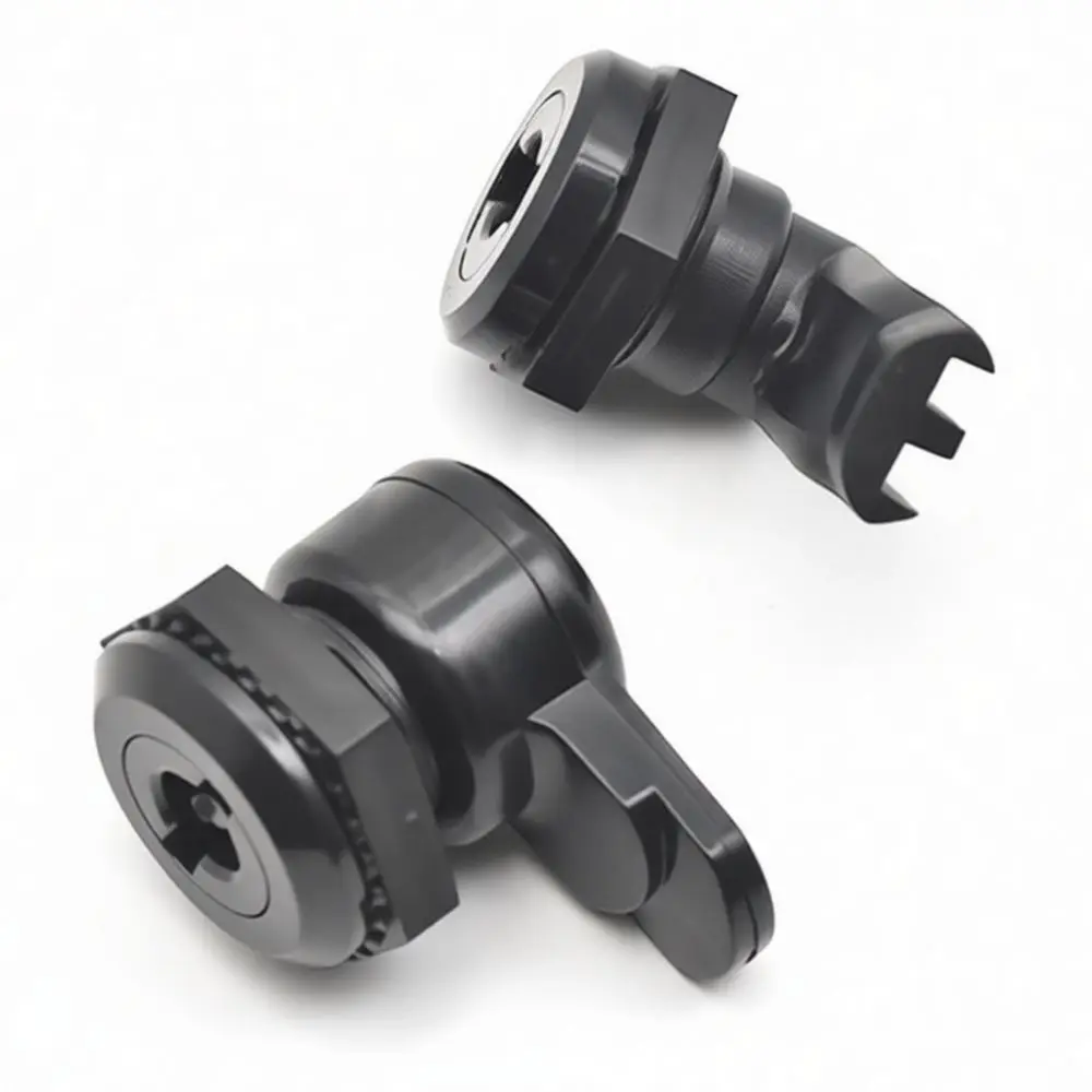 Black Plastic Cabinet Cam Lock Industrial Switchgear Box Door Latch Cylinder Fastener Communication Equipment Security Locking