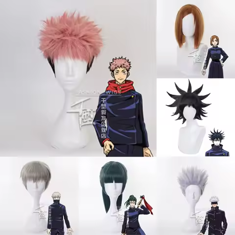 1:1 Cosplay Jujutsu Kaisen wig Gojo Satoru Zenin Maki Fushiguro Megumi Yuji Itadori Hair Wig