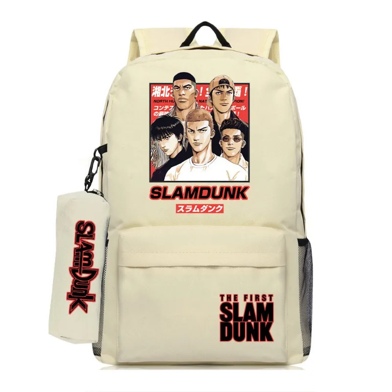 Slam Dunk Fashion Sakuragi Hanamichi Rukawa Kaede Backpack Student Creative Anime Peripheral School Bag Backpack Gift Wholesale