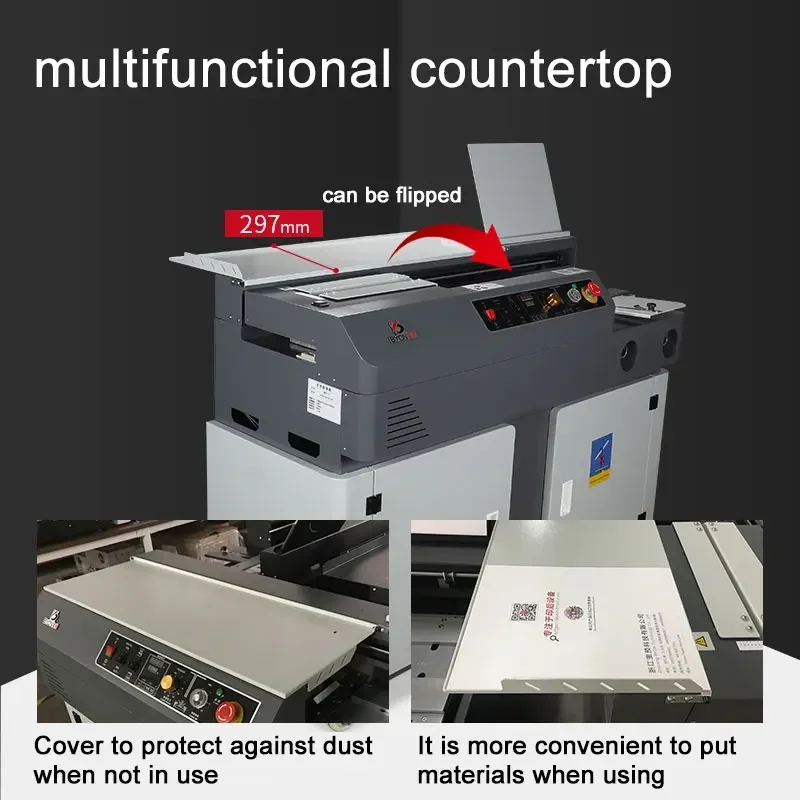

2025 A4 Side Glue Binding Machine Graphic Copy Shop Book Tender Hot Melt Glue Particle Large Binding Machine Wireless