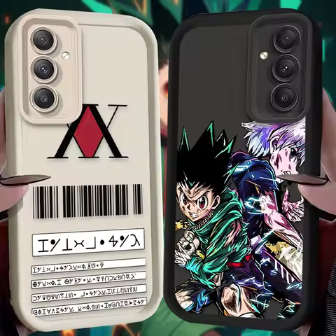 Anime Hunter X Hunters Silicone Case for Samsung Galaxy S25 S24 S23 Ultra S22 S21 Plus FE 5G A54 A34 A14 A73 A53 A33 5G Cover