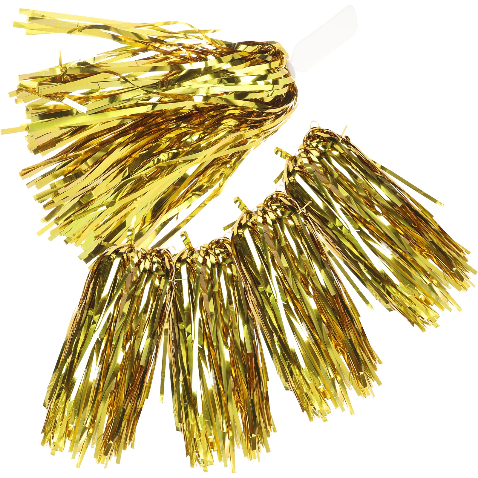 

6Pcs Hand Flower Poms Premium Pe Material Bright Color Fade Resistant Reusable Cheerleading Props for Sports Dance Party