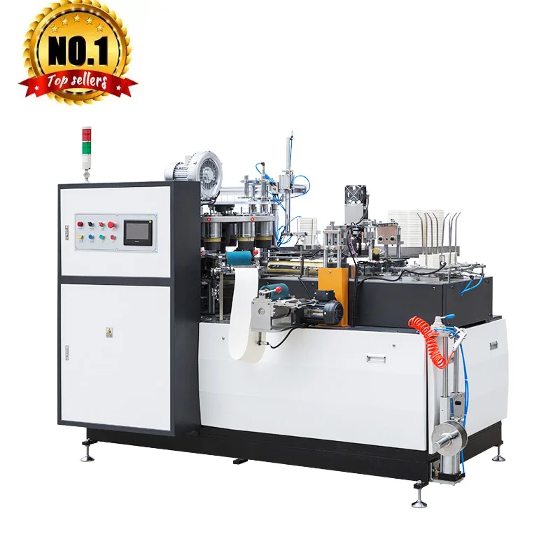 80~110Pcs/Min Automatic Paper Cup Making Machine, High-Speed and Fully Automated for Quick Output in Beverage Packaging