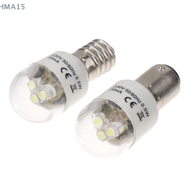 1pce Sewing LED Bulb BA15D/E14 Light Illuminate 0.5W AC 190-250W Lamp Home Sewing Machine