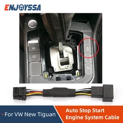 Für VW Neue Tiguan Automatische Stop Start Motor System Off Gerät Control Sensor Stecker Stop Drucke