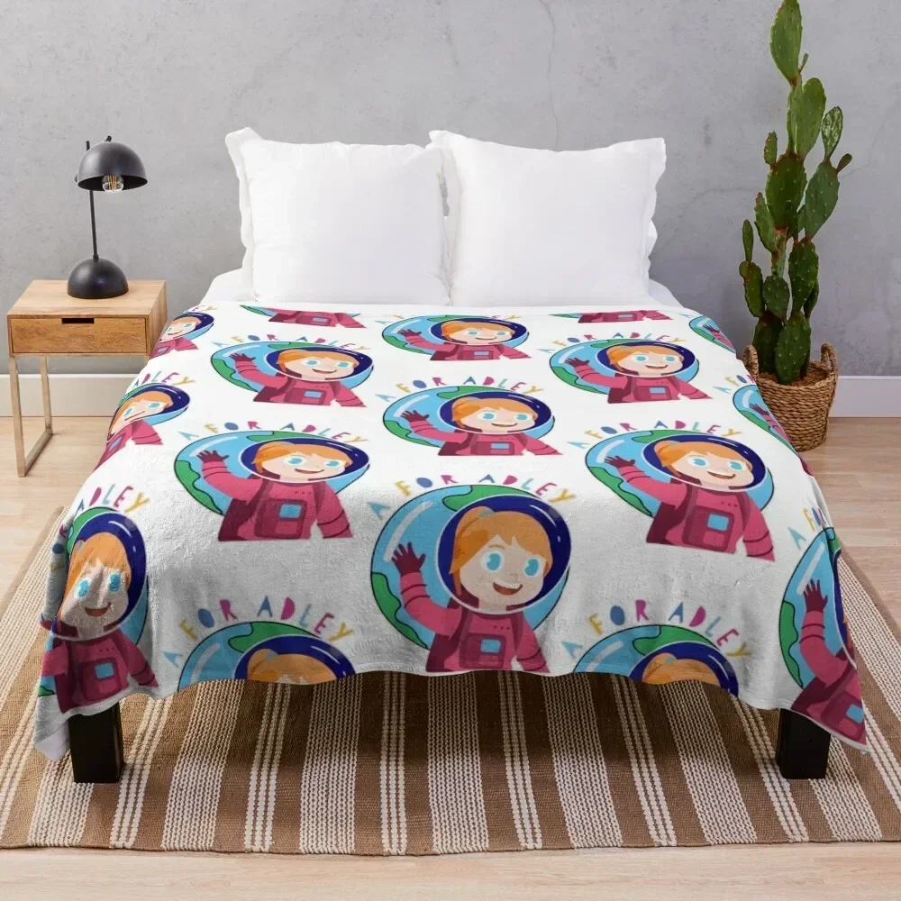 

funny girl adley Kids T-Shirt Throw Blanket Stylish Decor Blanket Gift for Friends Roommate