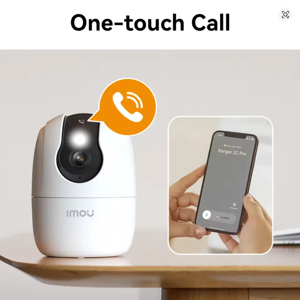 Imou Ranger 2C PRO 5MP 3K Wifi One-Touch Calll Human/Pet Detection Smart Full-Color Night Vision Security Surveillance IP Camera