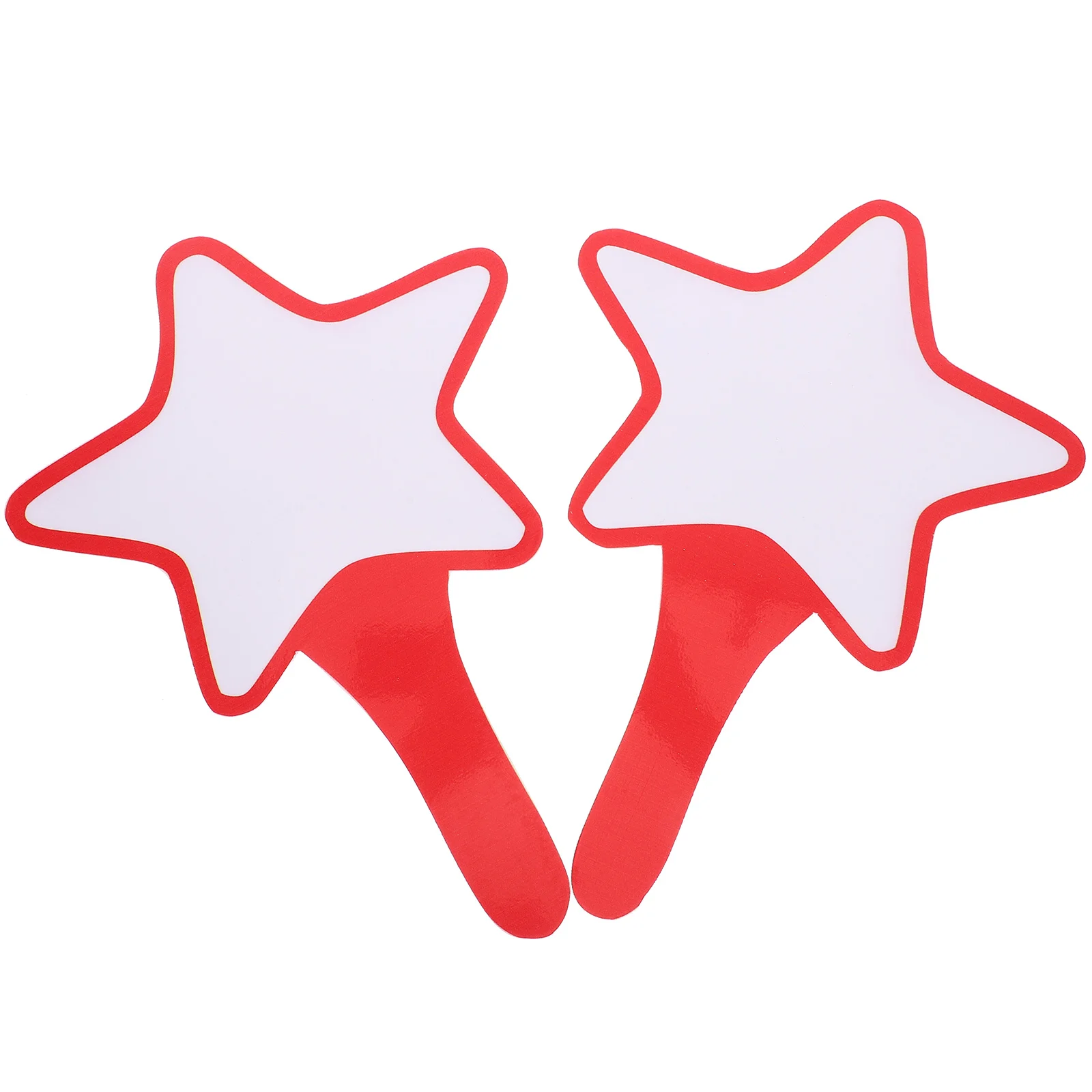 2 Pcs Handheld Score Board Paddle Whiteboard Practical Boards Erasable Scoreboard Dry Erase Reusable Writing