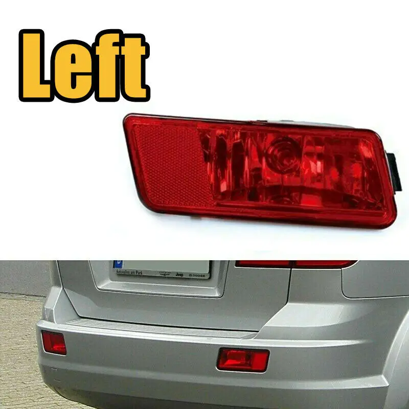 1Pcs For Dodge Journey 2009 2010 2011 Rear Bumper Reflector Tail Light Fog Lamp Brake Lights Signal Lamp Car Accessories