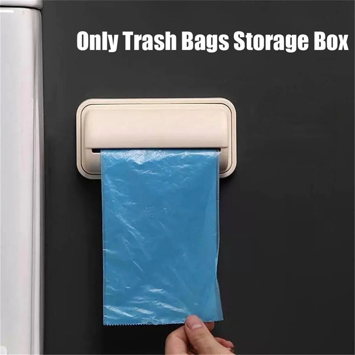 Garbage Bags and Dispensers Bathroom Garbage Bag Dispenser Household Kitchen Wall-Mounted Garbage Bag Storage Bag A