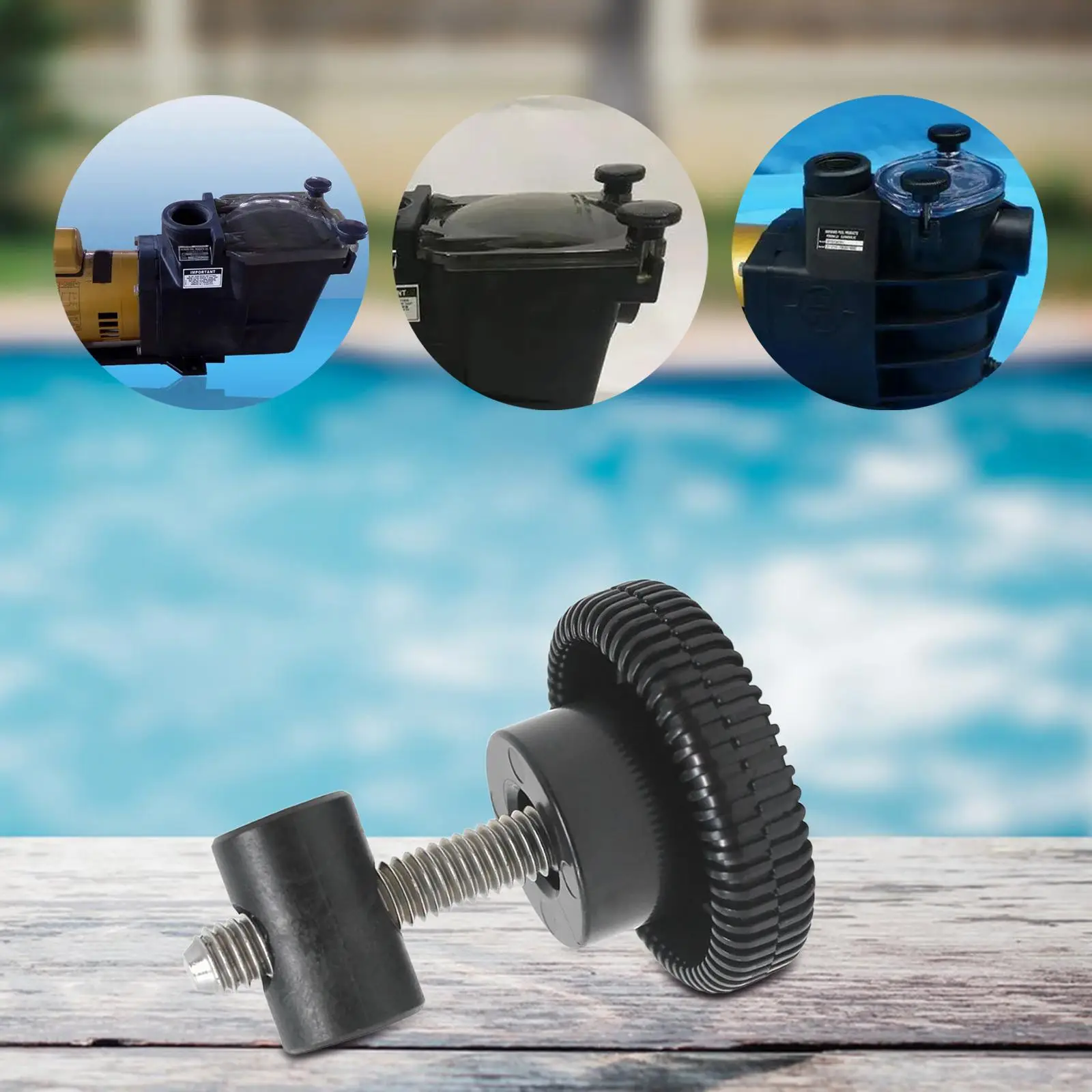 Knob Strainer Cover Lid Knob Swimming Pool Accessories Stable Performance Knob