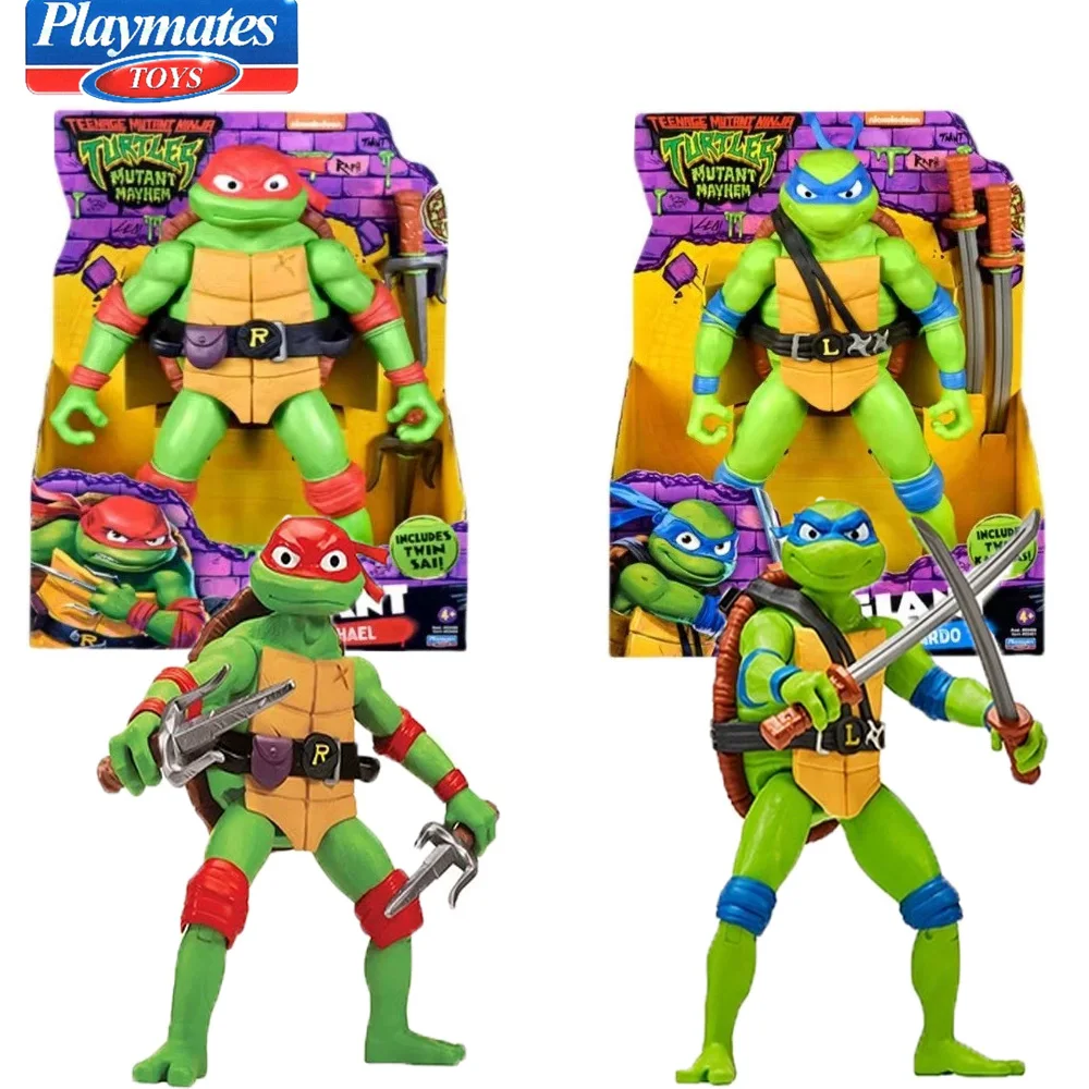 

Genuine Playmates Teenage Mutant Ninja Turtles Action Toy Figures Desktop Decorative Ornaments Exquisite Gifts for Kids in Stock