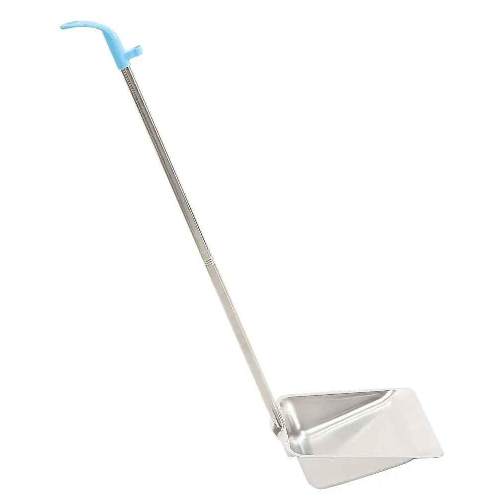 

Stainless Steel Dustpan Outdoor Home Air Household Cleaning Plastic Garbage Shovel Long Handle Office for