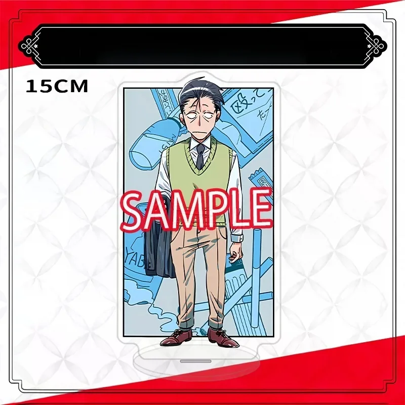 Smoking Behind the Supermarket With You Anime Desktop Decorative 15cm Acrylic Stand Figure Keychain Gifts For Friends Souvenir