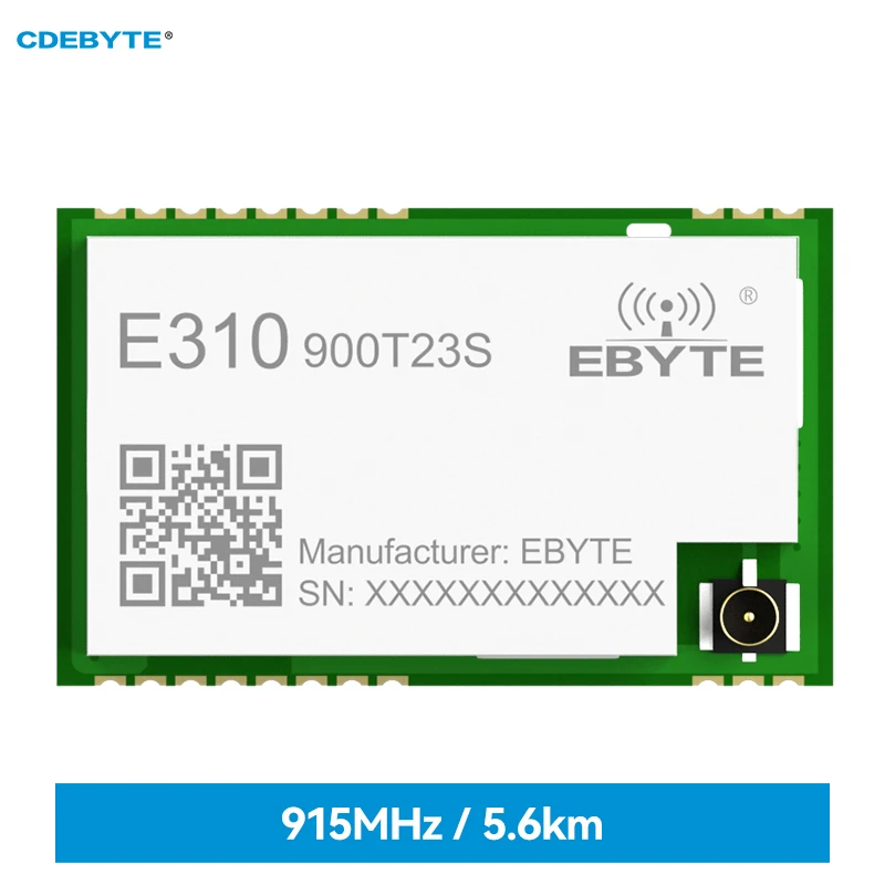 Wireless Serial Port Module CDEBYTE E310-900T23S Half-Duplex 915MHz 23dBm SMD IPEX/Stamp Hole Low Power Consumption Module