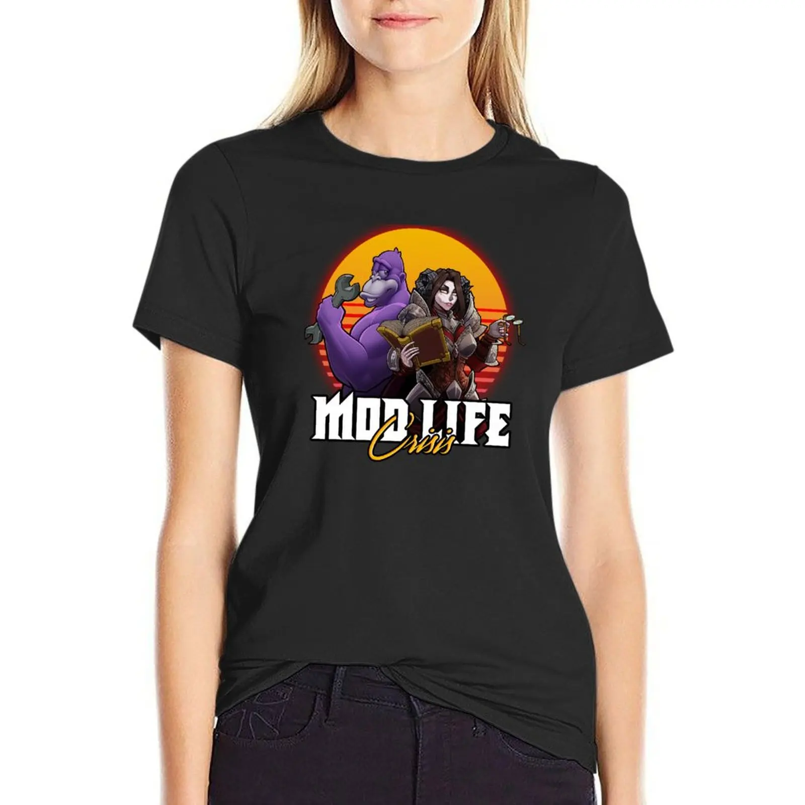 

Mod Life Crisis T-Shirt female aesthetic clothes kawaii clothes Female clothing T-shirt Women