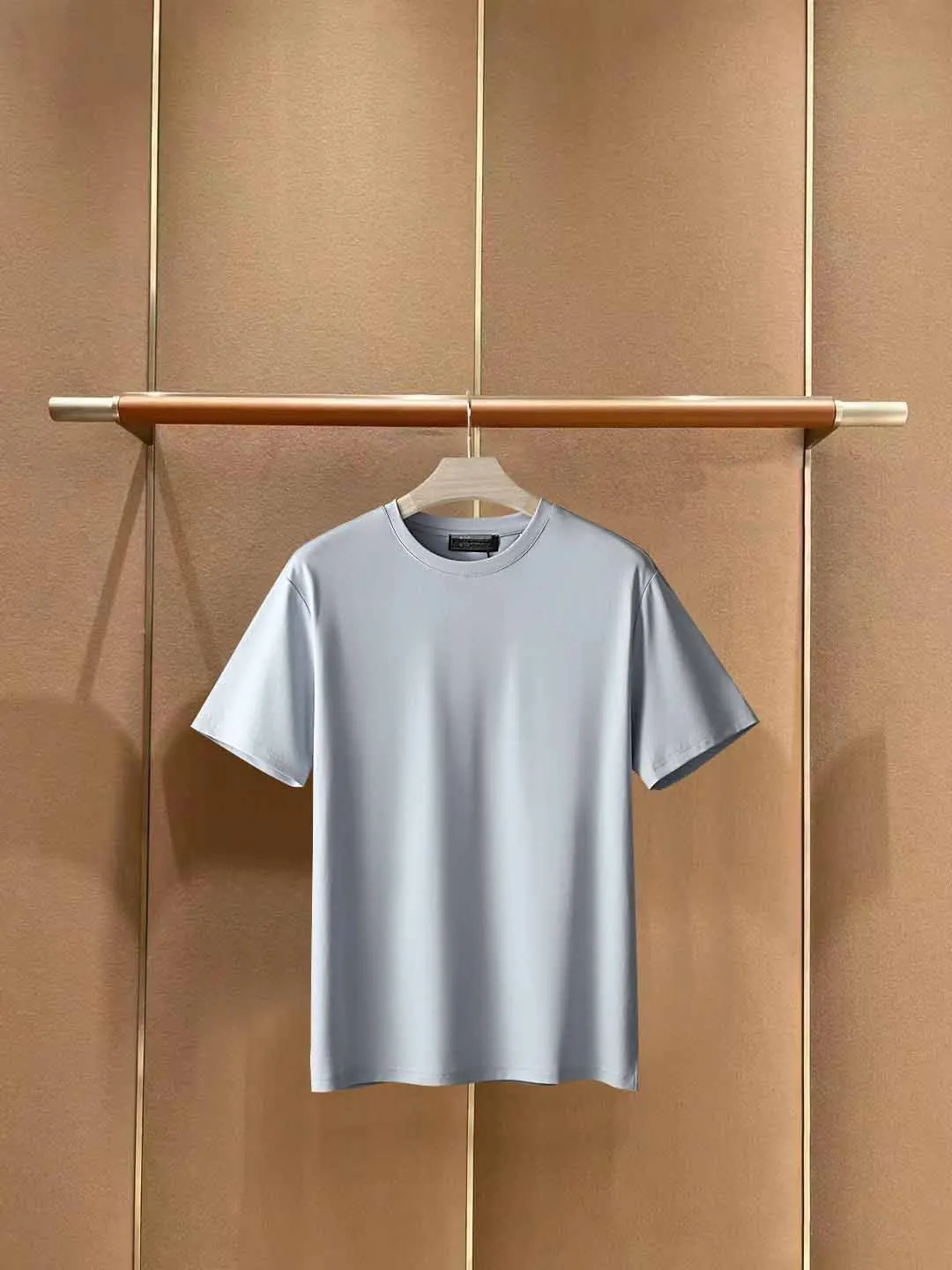 2025 DIKUSummer New Product: Piana Silk Light Cotton Material Series Round Neck Short Sleeve T-shirt  M-XXXL