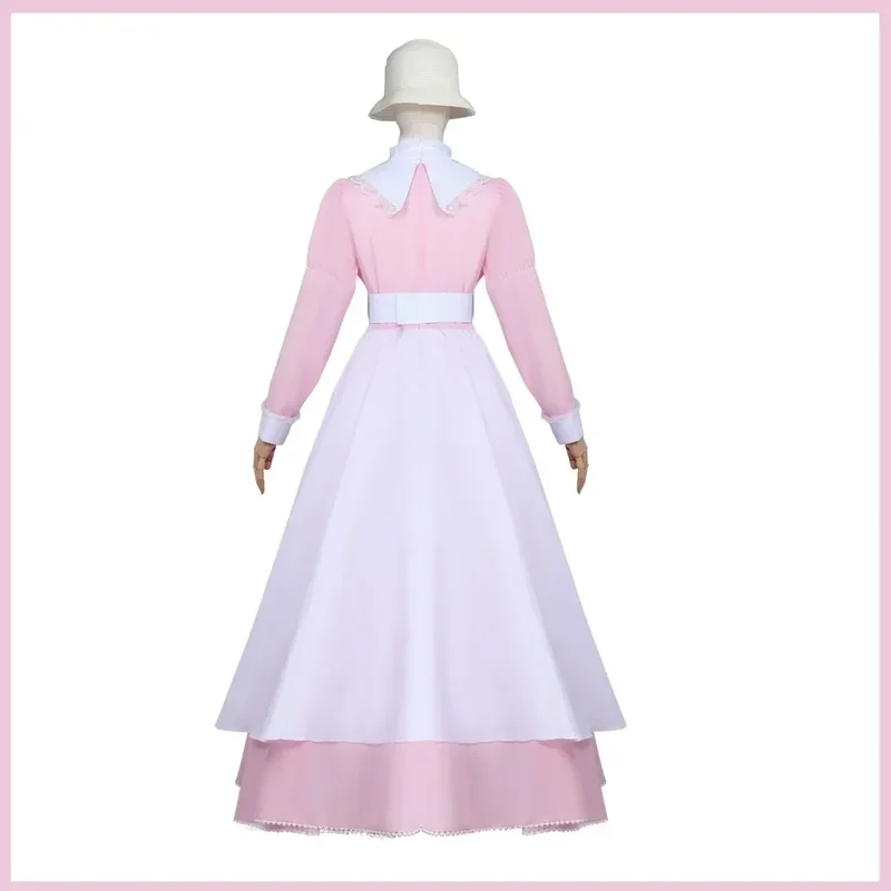 FC6Anime Cardcaptor Sakura Card Captor Kinomoto Sakura Cosplay Costume Wig Pink Long Sleeved Dress Woman Sexy Kawaii Hallow@FC8！
