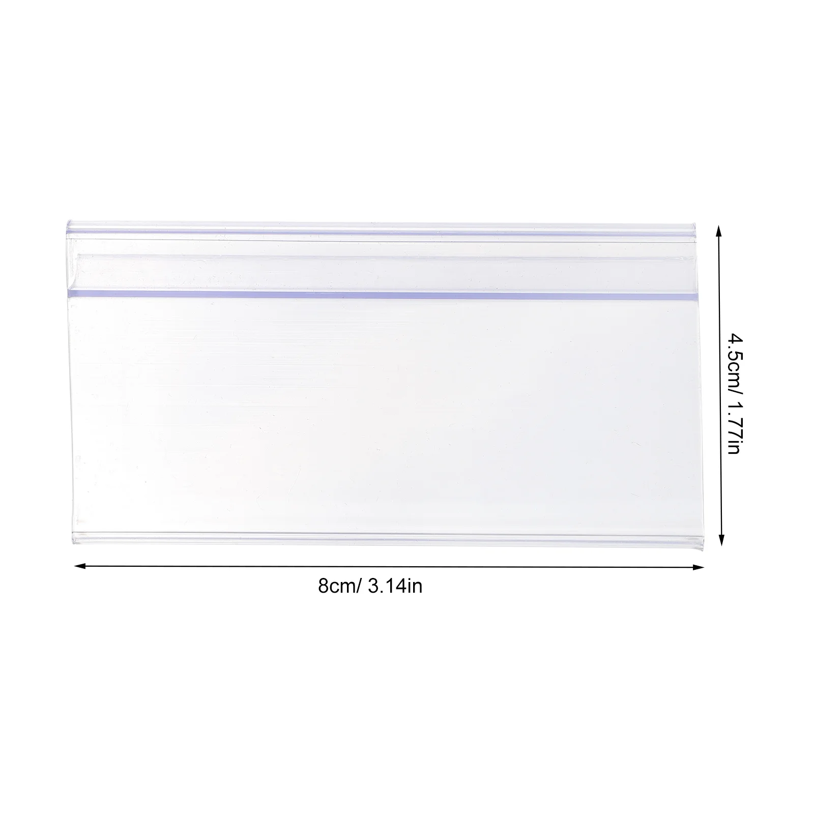 

30pcs Price Label Holder Transparent For Retail Supermarket Shelf Goods Rack Merchandise Sign Display Tag Clear Plastic