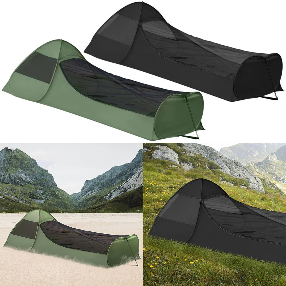 

Tent 1 Person Ultralight Outdoor Camping Beach Awning Lightweight Fishing Shelter Type Waterproof Backpacking Tools Accessories