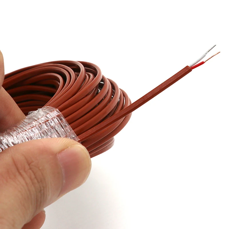 2 ~ 100 متر K J T نوع سلك حراري 2 النوى ارتفاع درجة الحرارة قياس تعويض كابل PTFE عازل خط إلكتروني