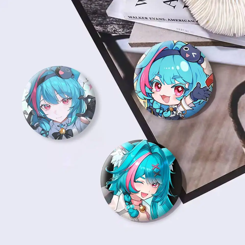 N-Neverness Everness Mint NTE Brooches Cartoon Badge Pins Backpack Hat Accessories Friend Gift