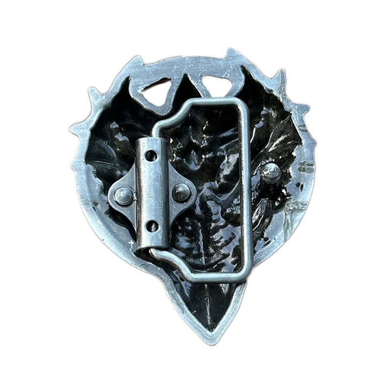 Zinc alloy dragon head belt buckle in western style