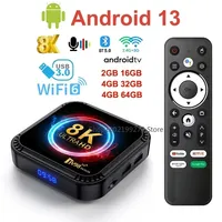 WIFI6 Android 13 TV Stick USB3.0 Smart TV Box 16GB/64GB 8K RK3528 Dual Wifi BT5.0 Set Top Box 2GB16GB Voice Remote Media Player