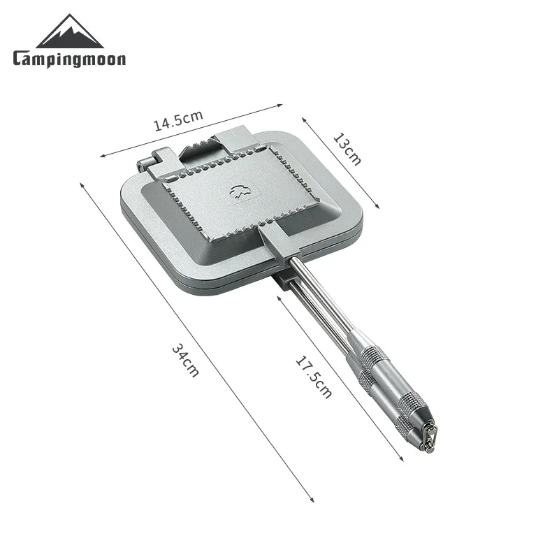 CAMPINGMOON TT-1315 Outdoor Camping Breakfast Grilled Pan Multi Functional Muffin Sandwich  Baking Tray