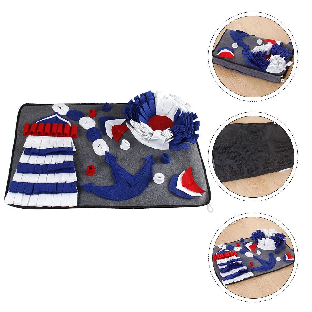 

Супербольшой войлочный коврик для собак: развивающий навыки поиска еды, медленное кормление, тренировка, подушка для кормления для маленьких, средних и крупных собак