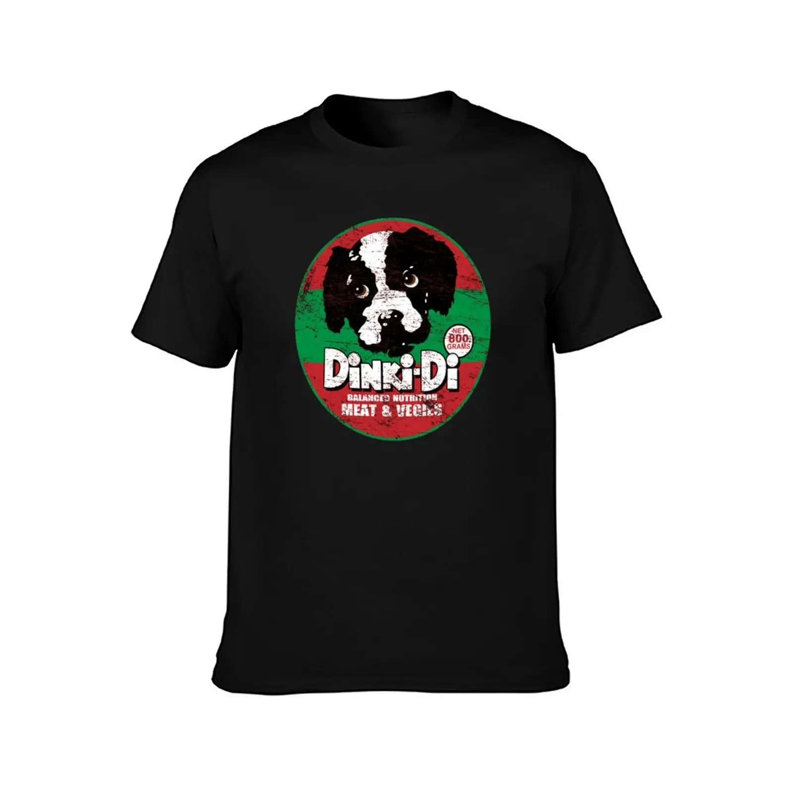 Dinki Di Dog Food T-Shirt Work Wear Simple Tee Shirt