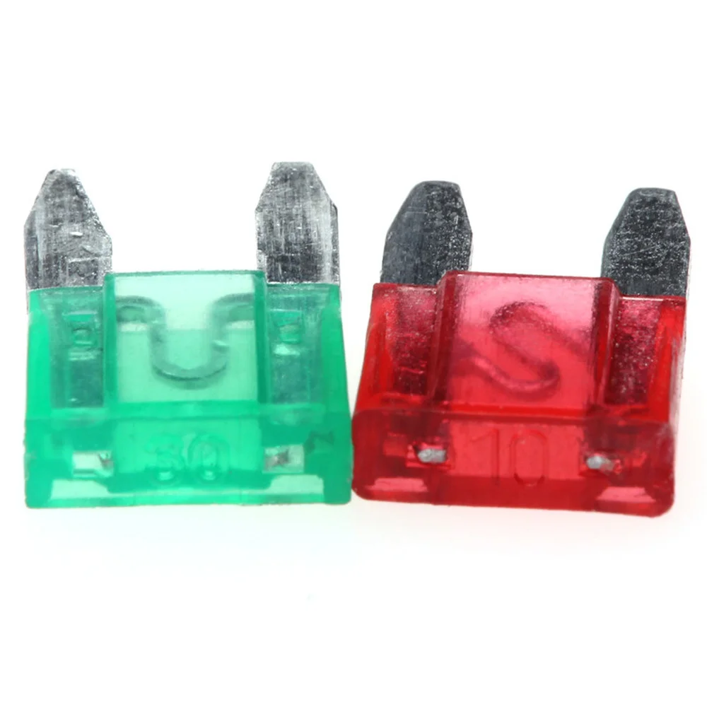 60PCS Mini Auto Blade Fuse Kit Car Truck ATC Car Fuse Blade 5A 10A 15A 20A 25A 30A Fuse Box With Polybag