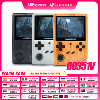 ANBERNIC New RG351V Retro Games Built-in 16G RK3326 Open Source 3.5 INCH 640*480 handheld game console Emulator For  kid Gift