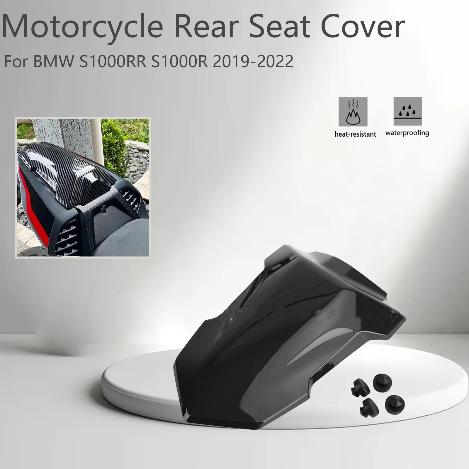 

Motorcycle Rear Seat Cover For BMW S1000RR S1000R 2019 2020 2021 M1000RR 2022 Tail Section Fairing Cowl Passenger Accessories