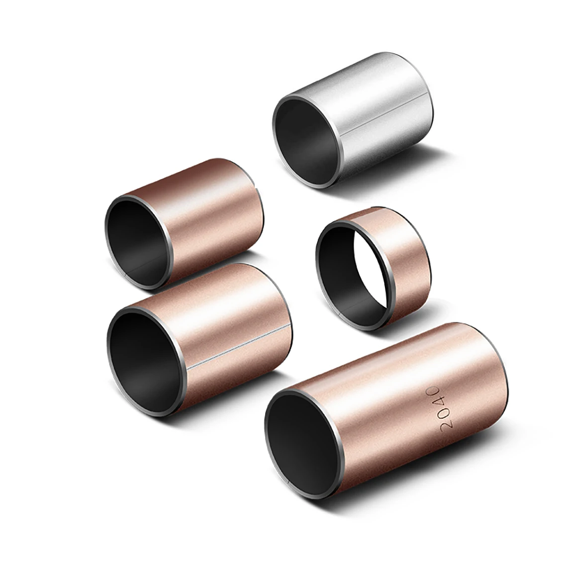 1/10/20pcs SF-1 Oil-Free Self-Lubricating Composite Bearing Copper Bushings Inner Dia 3 4 5 6 8 10 12 14 15mm Outer Dia 5 - 17mm