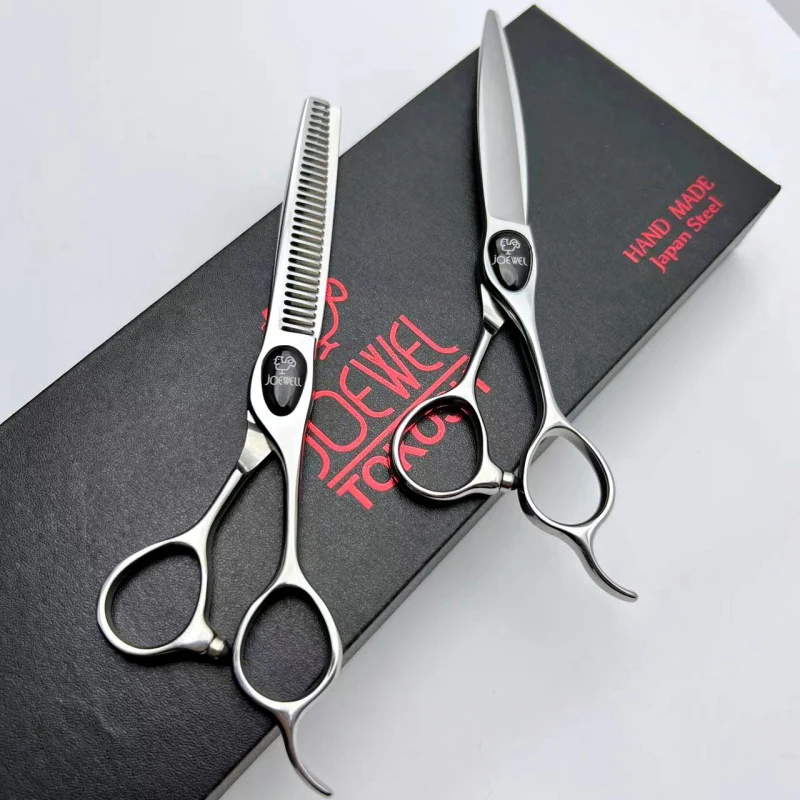 Genuine goodsJOEWEL scissors, Professional hairdressing scissors, texturizing shears Hitachi 440C Steel 6.0 inches, Barber tools