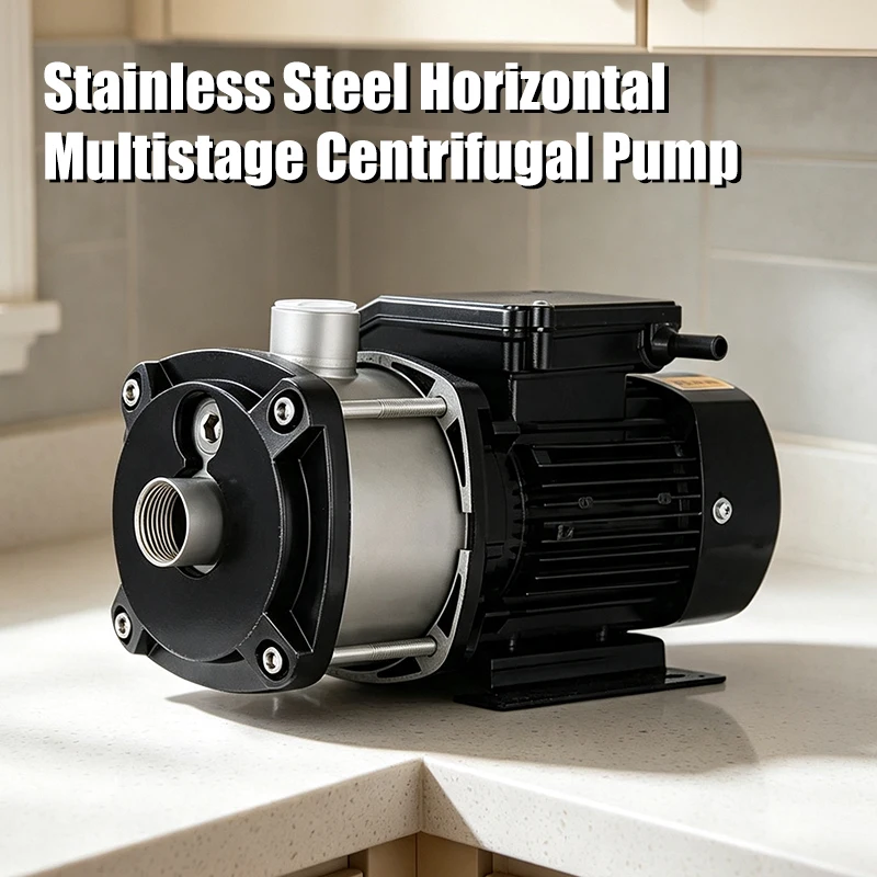 Stainless Steel Horizontal Multistage Centrifugal Pump Water Industrial Circulation Pump Tap Water Pressure Boosting Pump