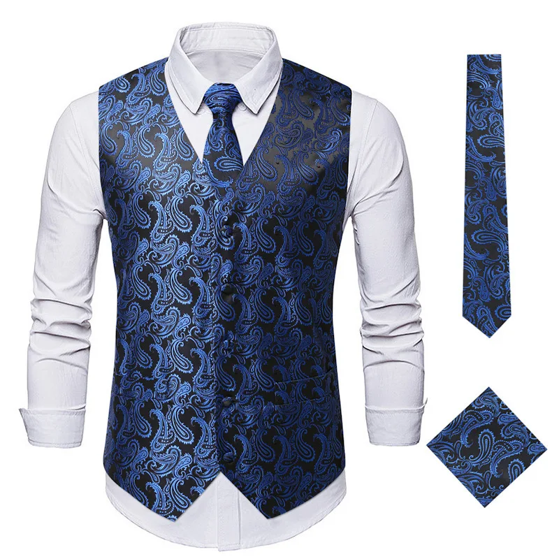 Chaleco rojo sin mangas con cuello en V para hombre, chaqueta de una sola botonadura para fiesta de boda, blanco, negro, azul, verde, S, M, L, XL,