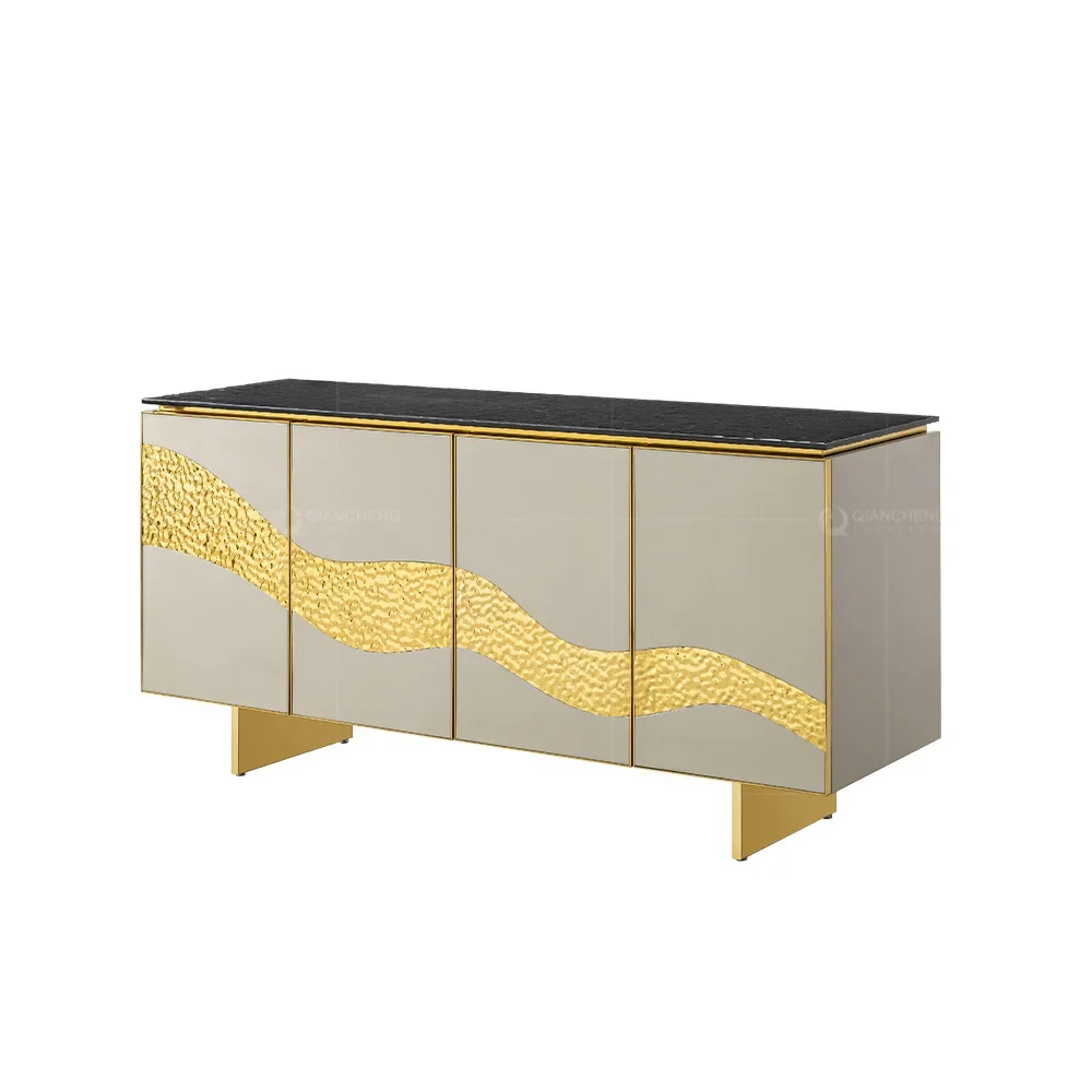 

Entrance cabinet, light luxury dining side cabinet, high-end decorative cabinet, model room design, front door, living room