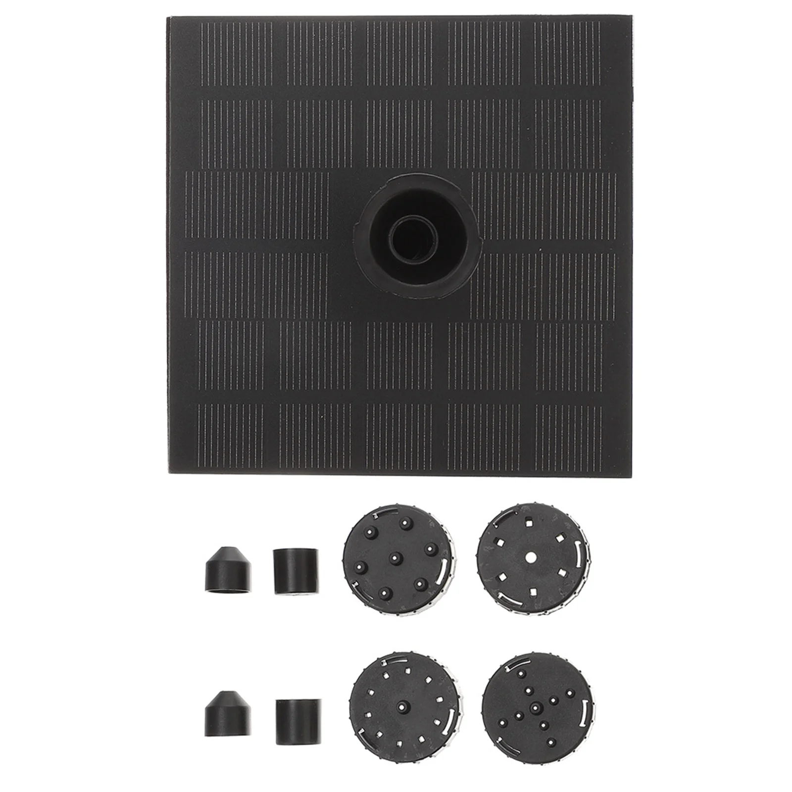 Fuentes de agua Decoraciones para estanques al aire libre Flotante Pequeño kit con energía solar Bomba Jardín