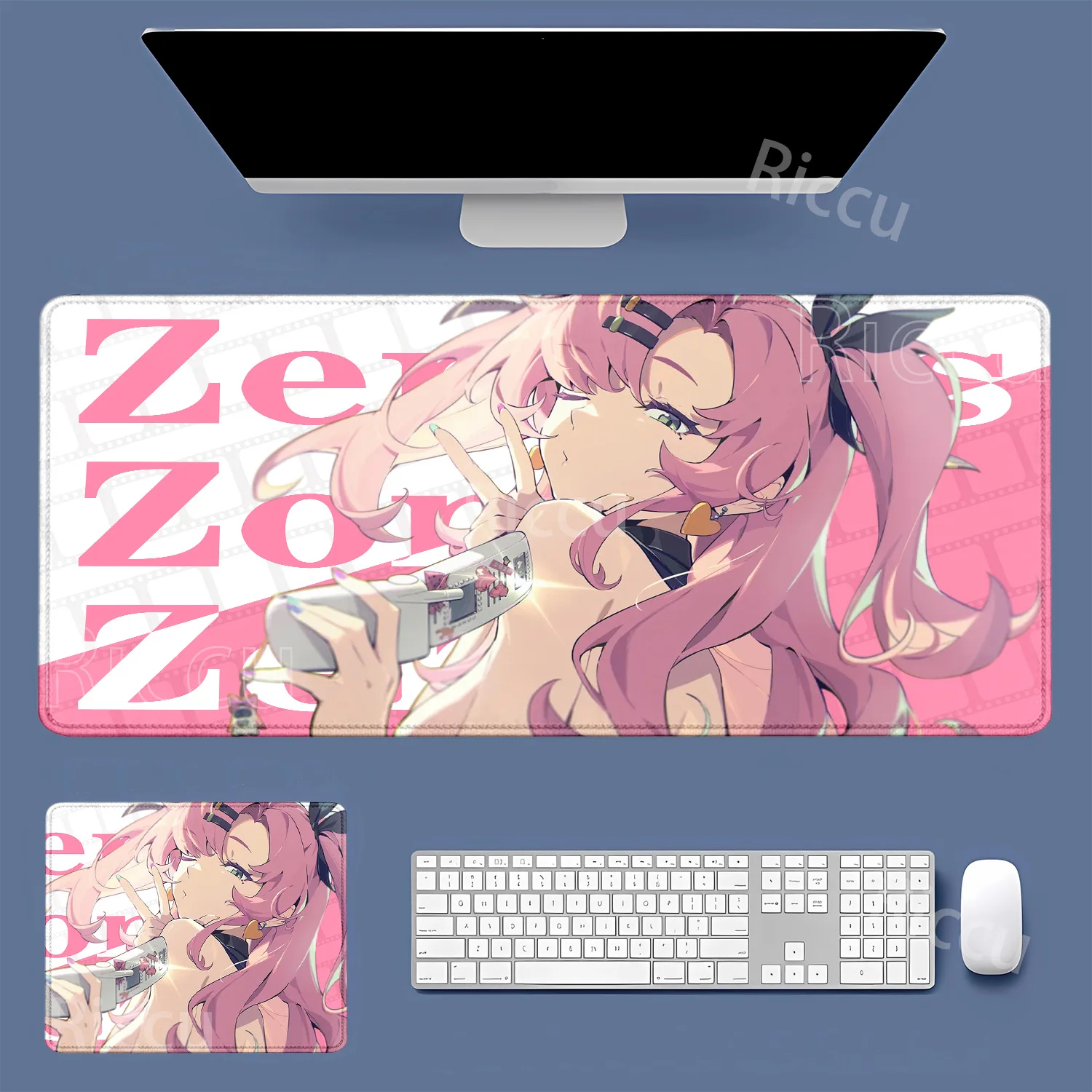Game Nicole Demara Grace Howard ZZZ Mouse Pad Yuzuha Anby Ellen Zenless Zone Zero Keyboard overlock Desk Mat Anime Girl Mousepad